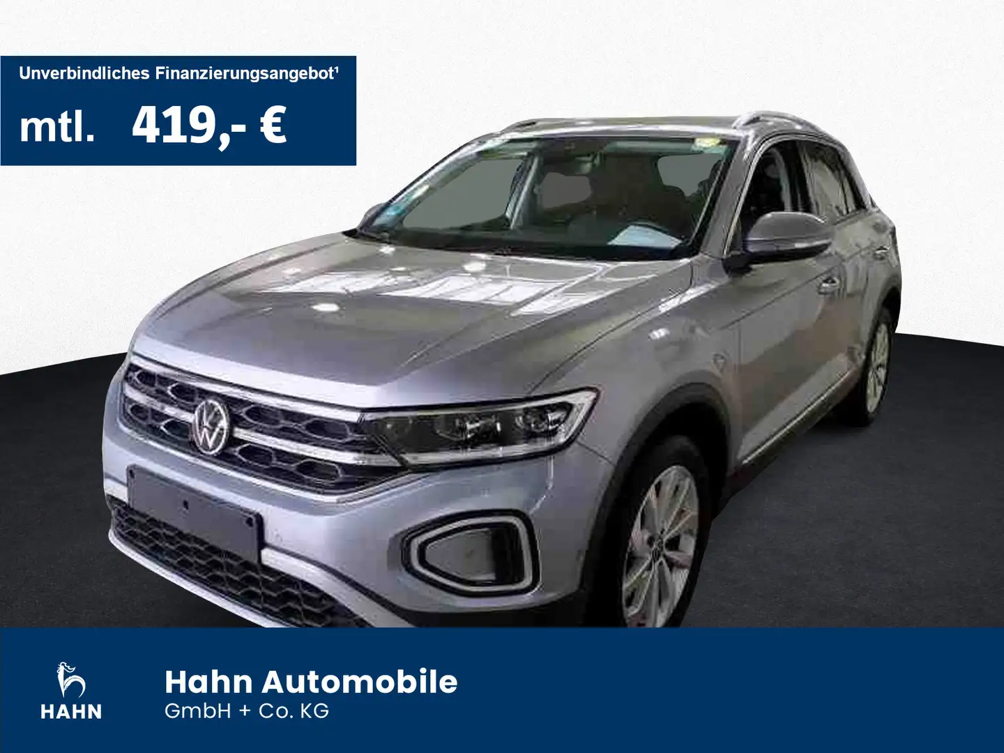 Volkswagen T-Roc 1.5TSI Style LED Navi ACC Sitzh CAM App Silber - 1
