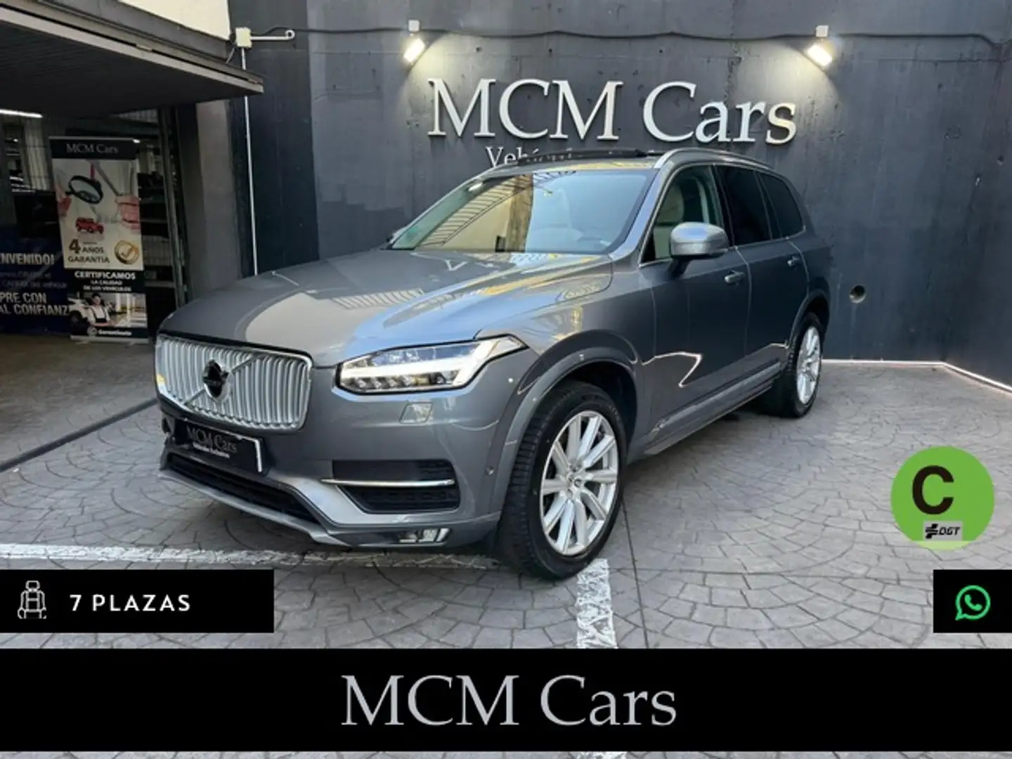 Volvo XC90 D5 Inscription AWD 225 Aut. Gris - 1