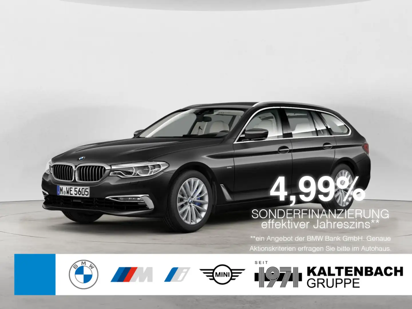 BMW 540 i Touring xDrive AHK HUD 360° LED ACC NAVI Grau - 1