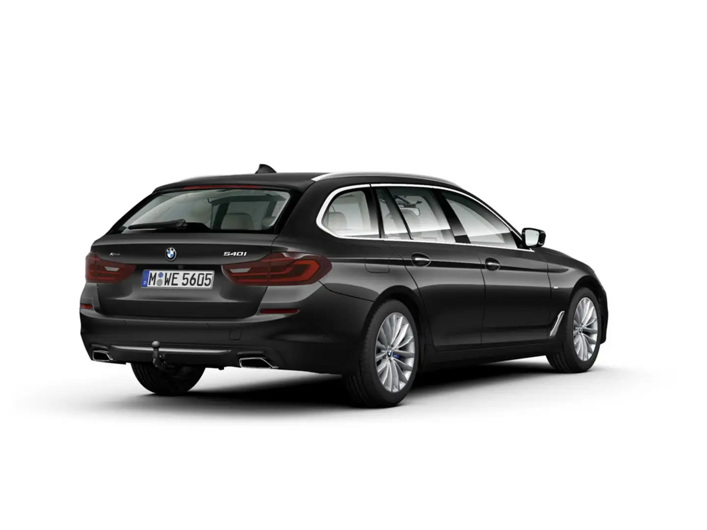 BMW 540 i Touring xDrive AHK HUD 360° LED ACC NAVI Grau - 2