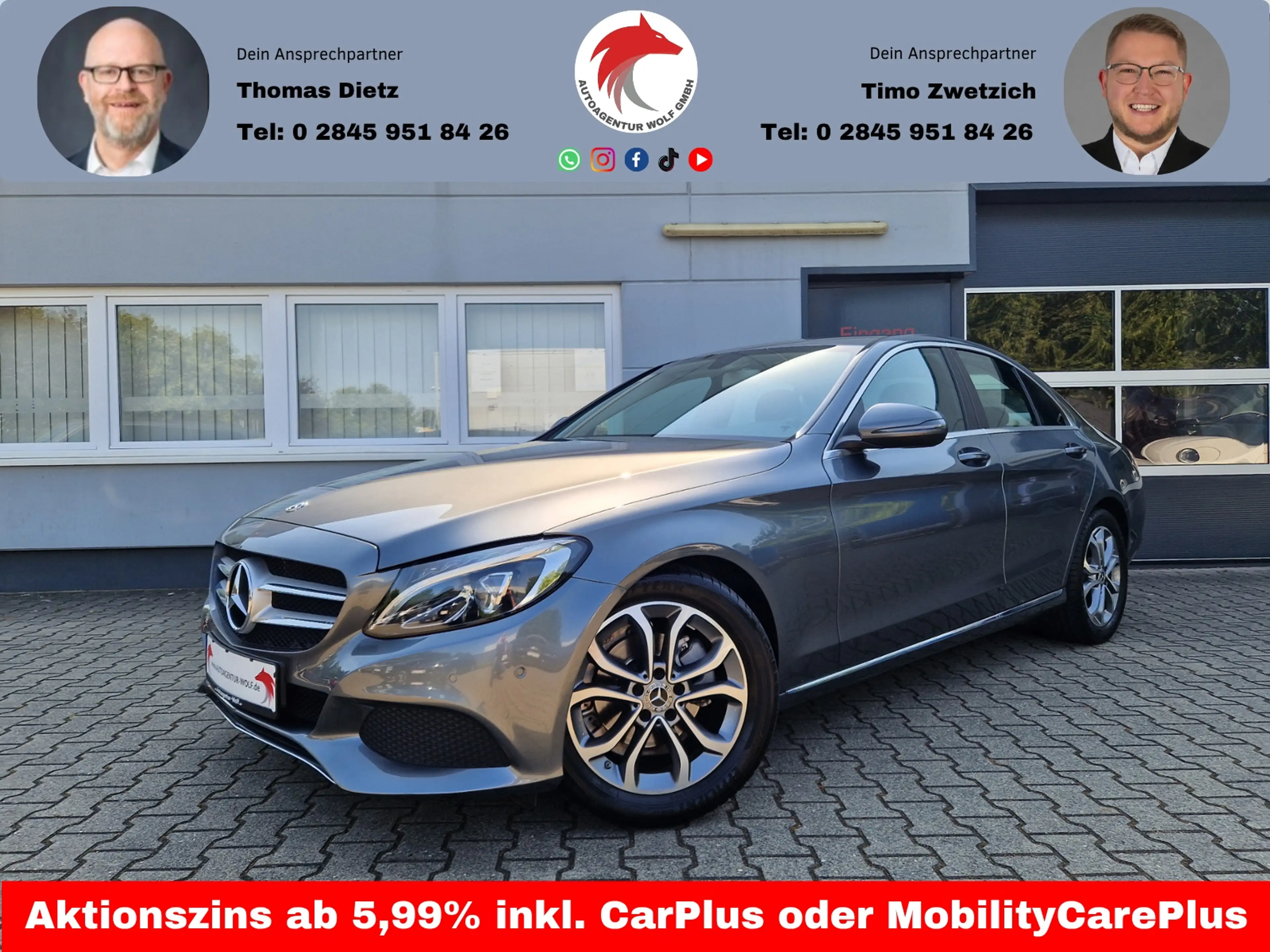 Mercedes-Benz C 180 "Avantgarde" LED*SHZ*Tempomat