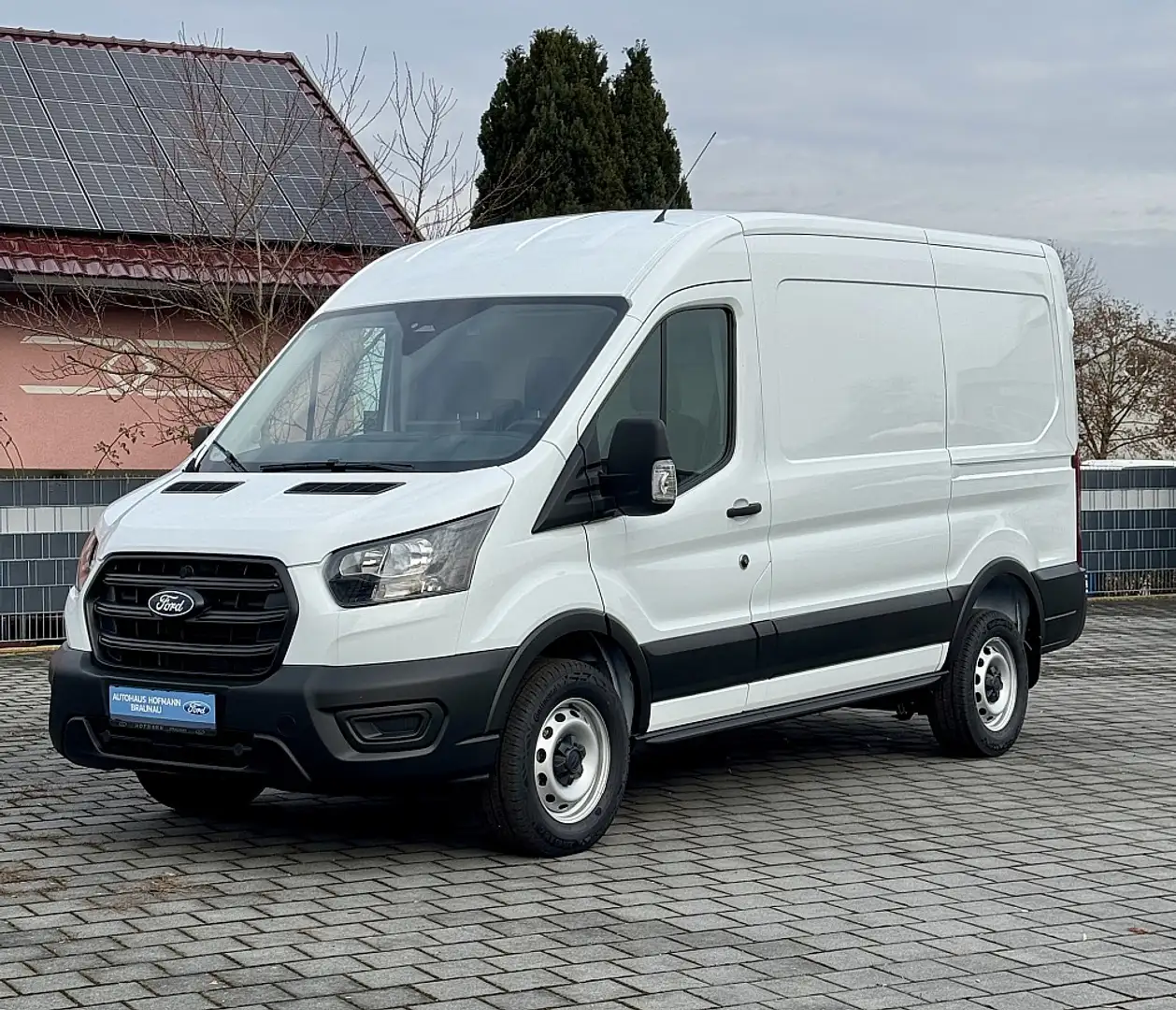 Ford Transit Transit Kasten 2,0 EcoBlue L2H2 350 Basis Weiß - 1