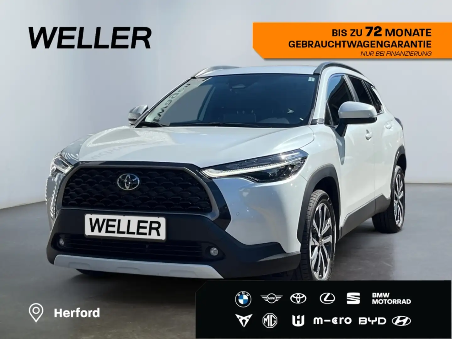 Toyota Corolla Cross Hybrid 1.8 Team D *LED*ACC*CAM*SHZ* Weiß - 1