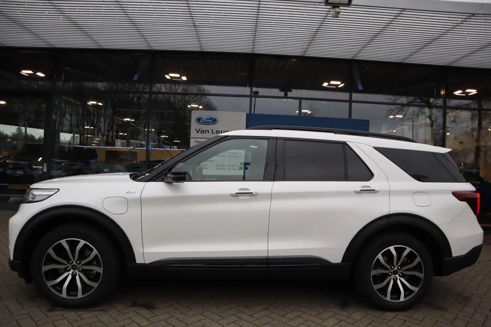 Ford Explorer 3.0 V6 PHEV 457PK ST-LINE PLUG-IN 7-PERSOONS AFN-T Blanc - 2
