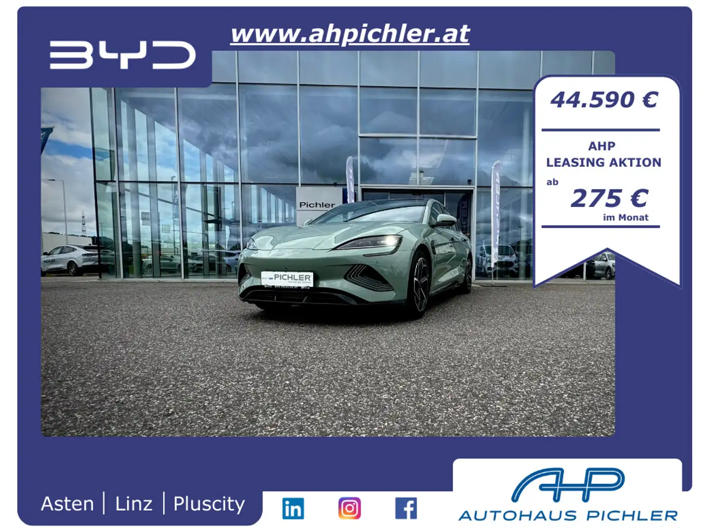 BYD Seal Excellence AWD 530PS Aut. LEASING AKTION Grün - 1