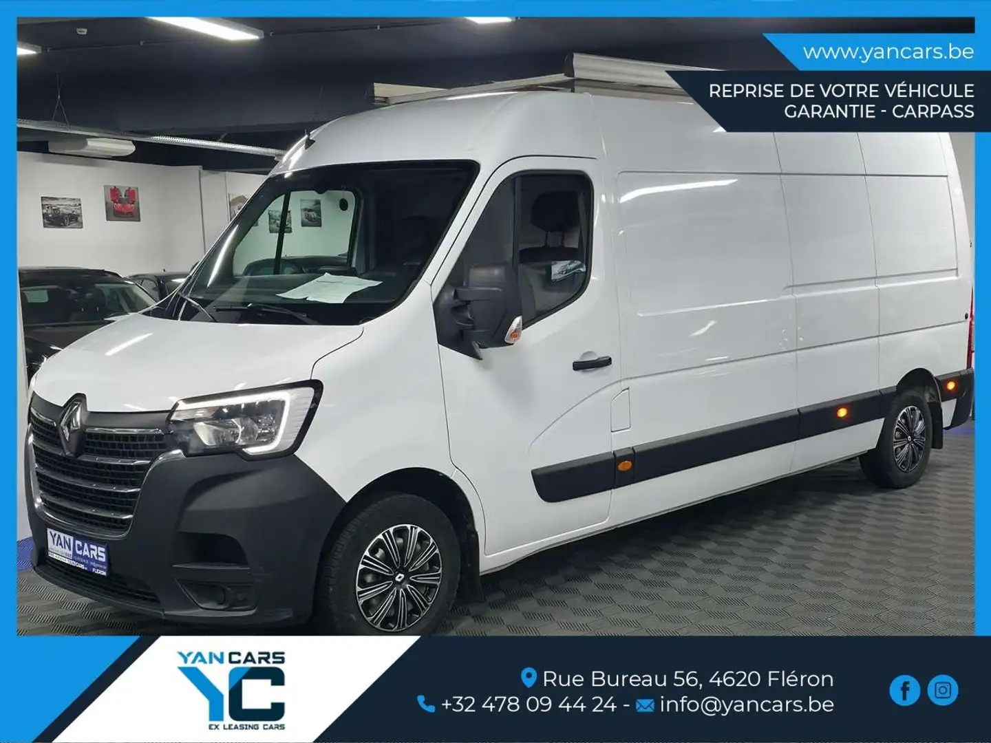 Renault Master 2.3 dCi 35 L3H2 * GALERIE TOIT + ATTACHE REM * TOP Blanc - 1