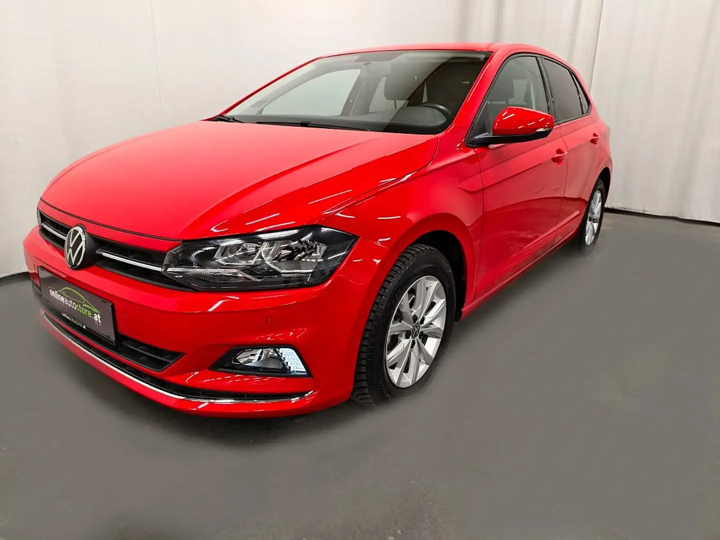 Volkswagen Polo 1,0 TSI DSG Highline Rot - 1