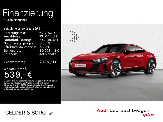 Audi RS e-tron GT air*Allradl.*Massage*Pano*B&O*HuD
