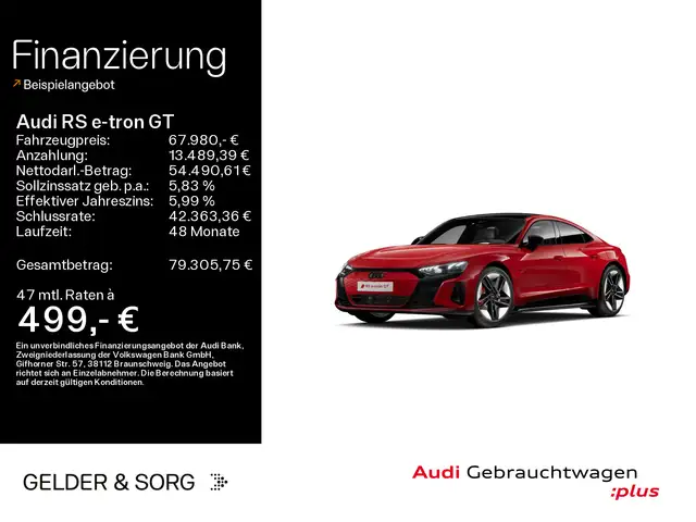 Audi RS e-tron GT air*Allradl.*Massage*Pano*B&O*HuD