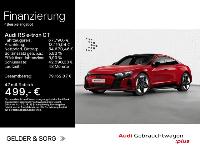 Audi RS e-tron GT air*Allradl.*Massage*Pano*B&O*HuD