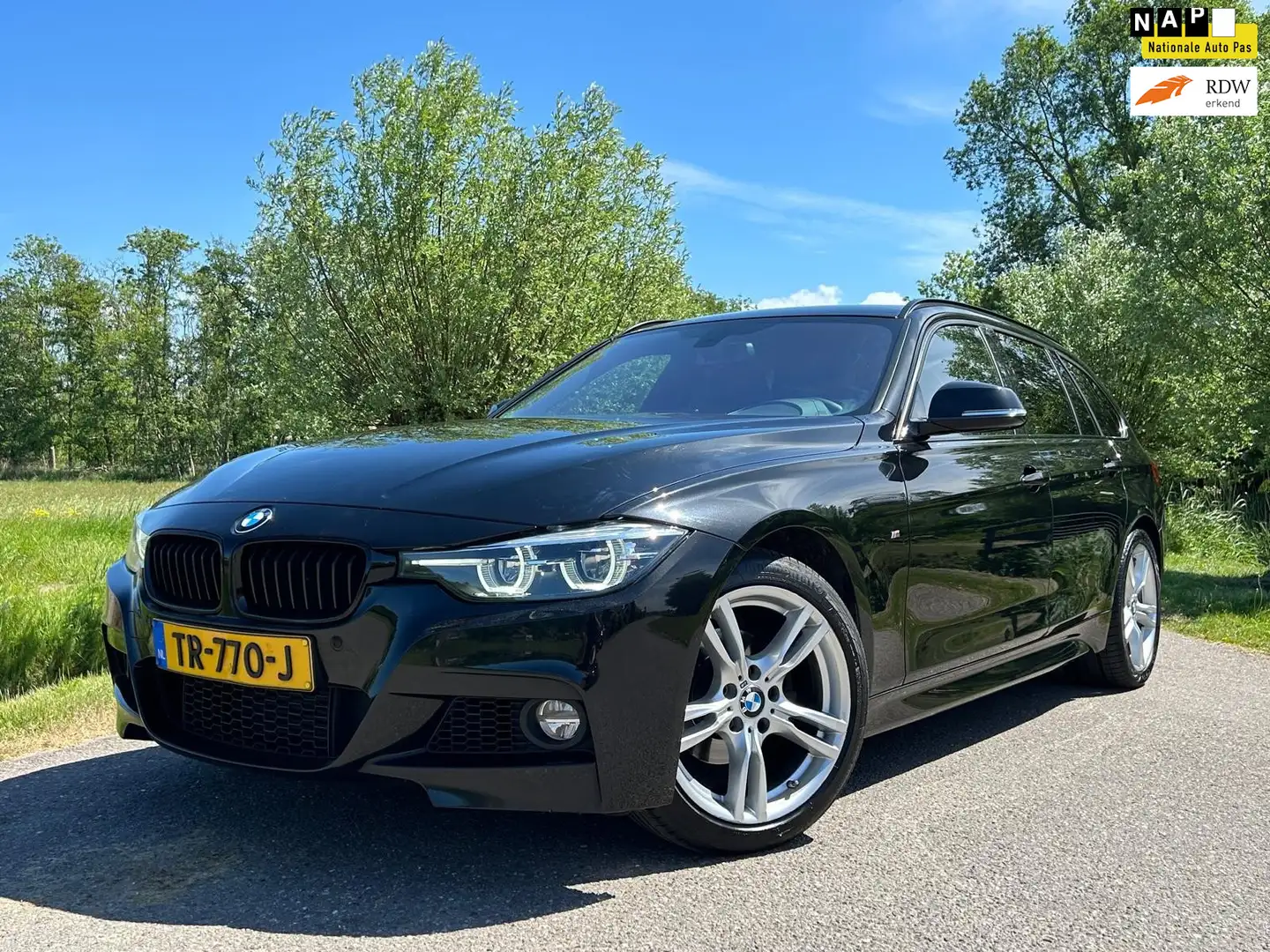 BMW 318 3-serie Touring 318i Executive Automaat / M-Pakket Zwart - 1