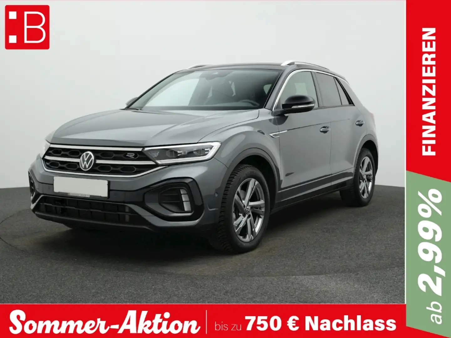 Volkswagen T-Roc 1.5 TSI DSG R-Line NAVI KAMERA IQ.DRIVE Grau - 1