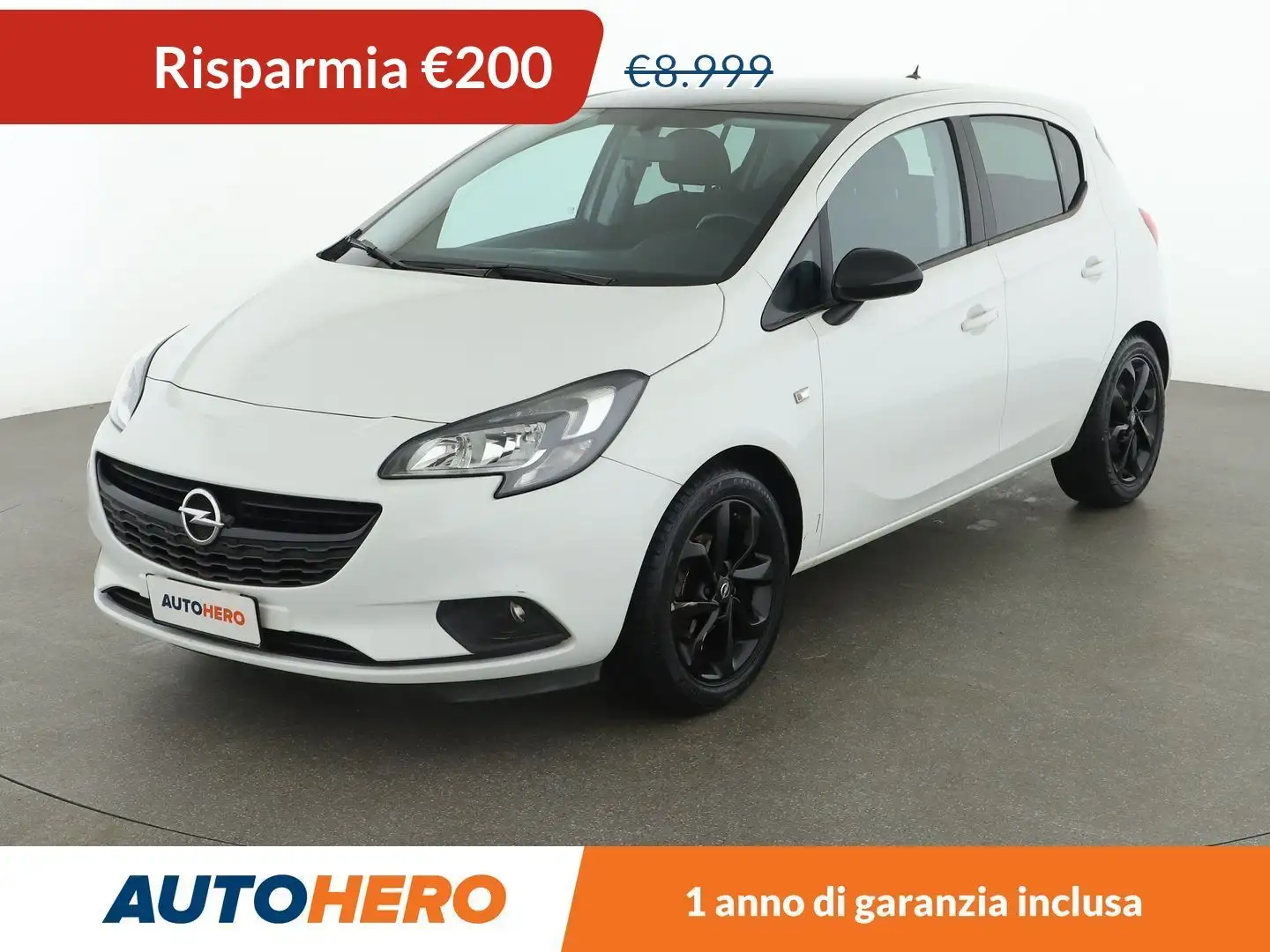 Opel Corsa 1.2 Black Edition Bianco - 1