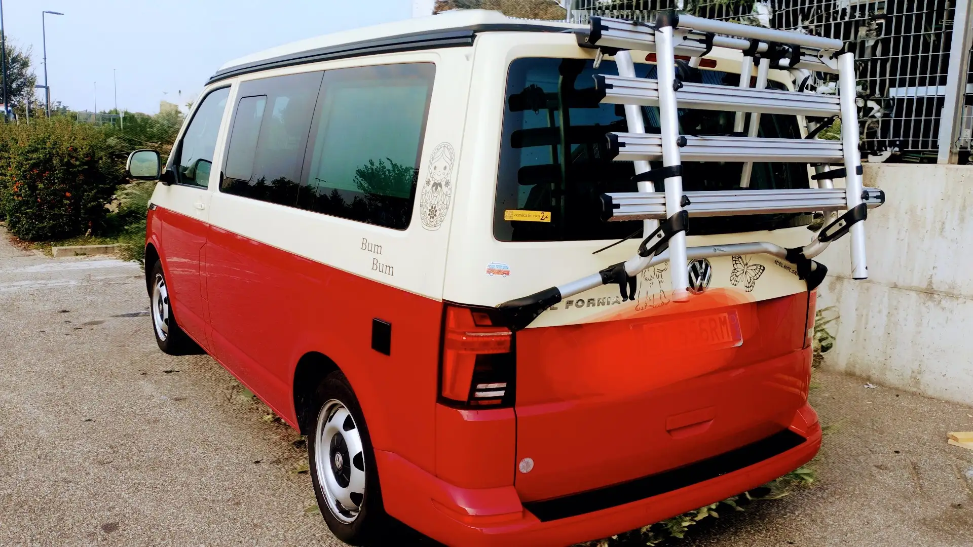 Volkswagen T6 California beach tour Rosso - 2