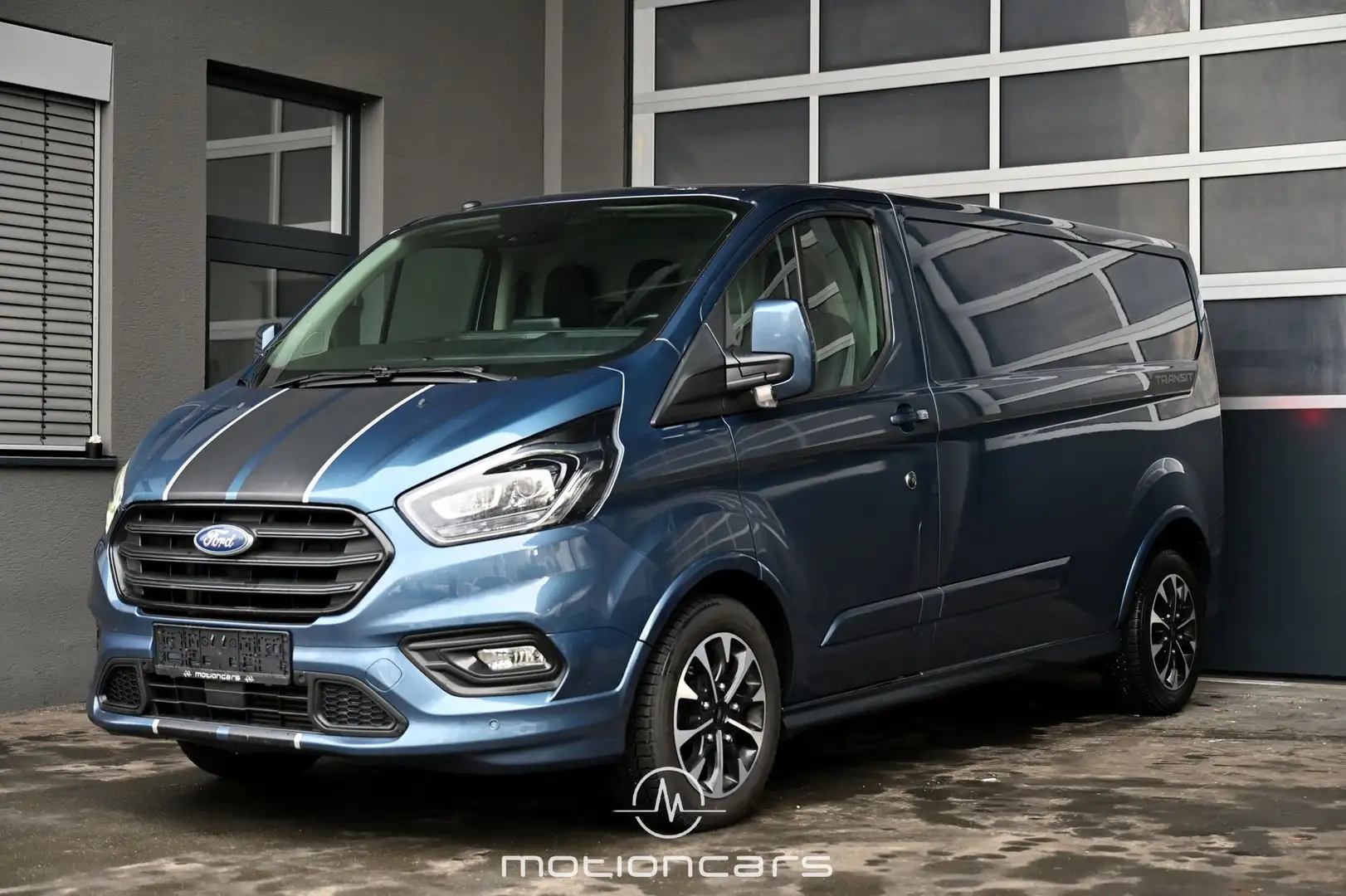 Ford Transit Custom 2.0 TDCi 280 L1 Trend Pickerl NEU EXP € 14.733,- Bleu - 1