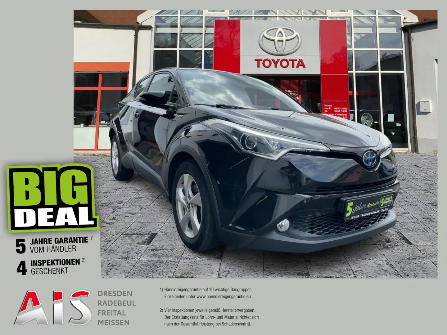 Toyota C-HR 1.8 Business Edition Navi*DAB*KAM*SHZ Zwart - 1