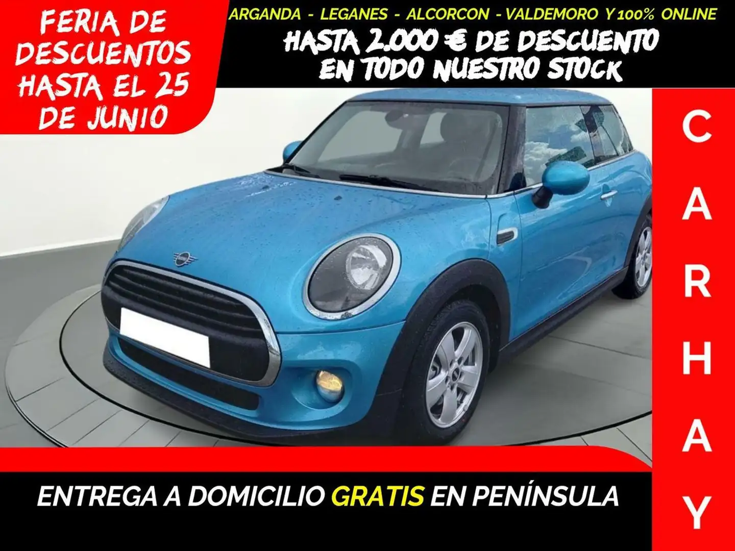 MINI One 1.5 OPF (EU6D-TEMP) Bleu - 1