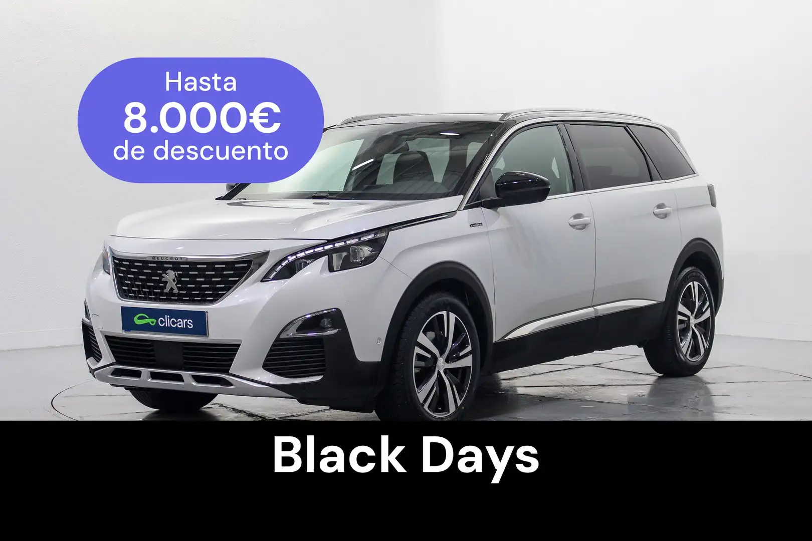 Peugeot 5008 1.2 PureTech S&S GT Line 130 Blanc - 1