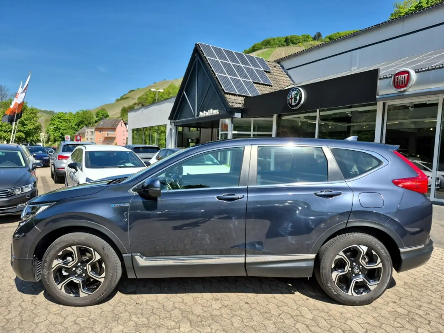 Honda CR-V 2.0 HYBRID 4WD Elegance ACC LED SHZ CarPlay Bleu - 2