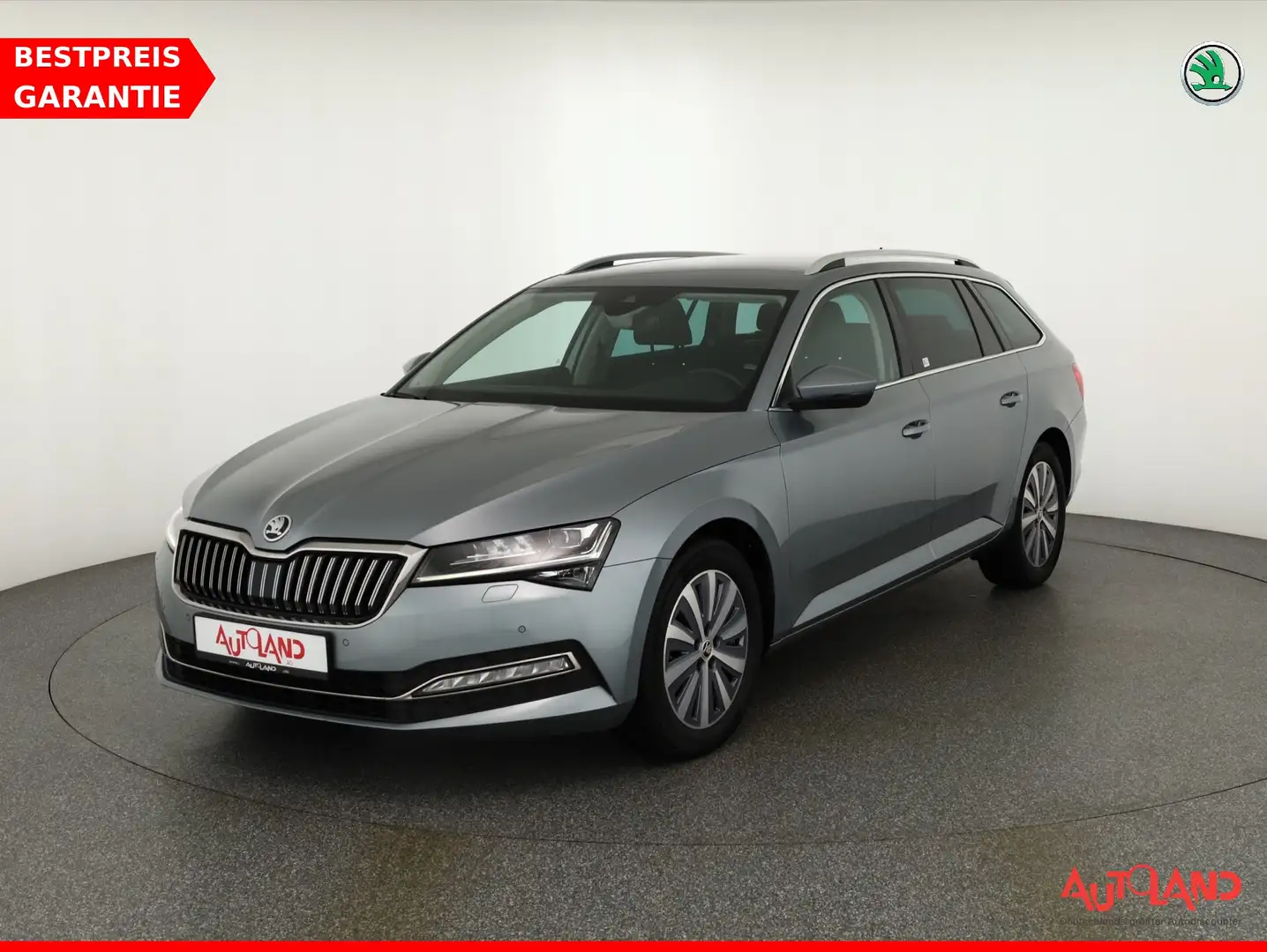 Skoda Superb Combi 2.0 TDI DSG Style LED Navi ACC AHK DA Gris - 1