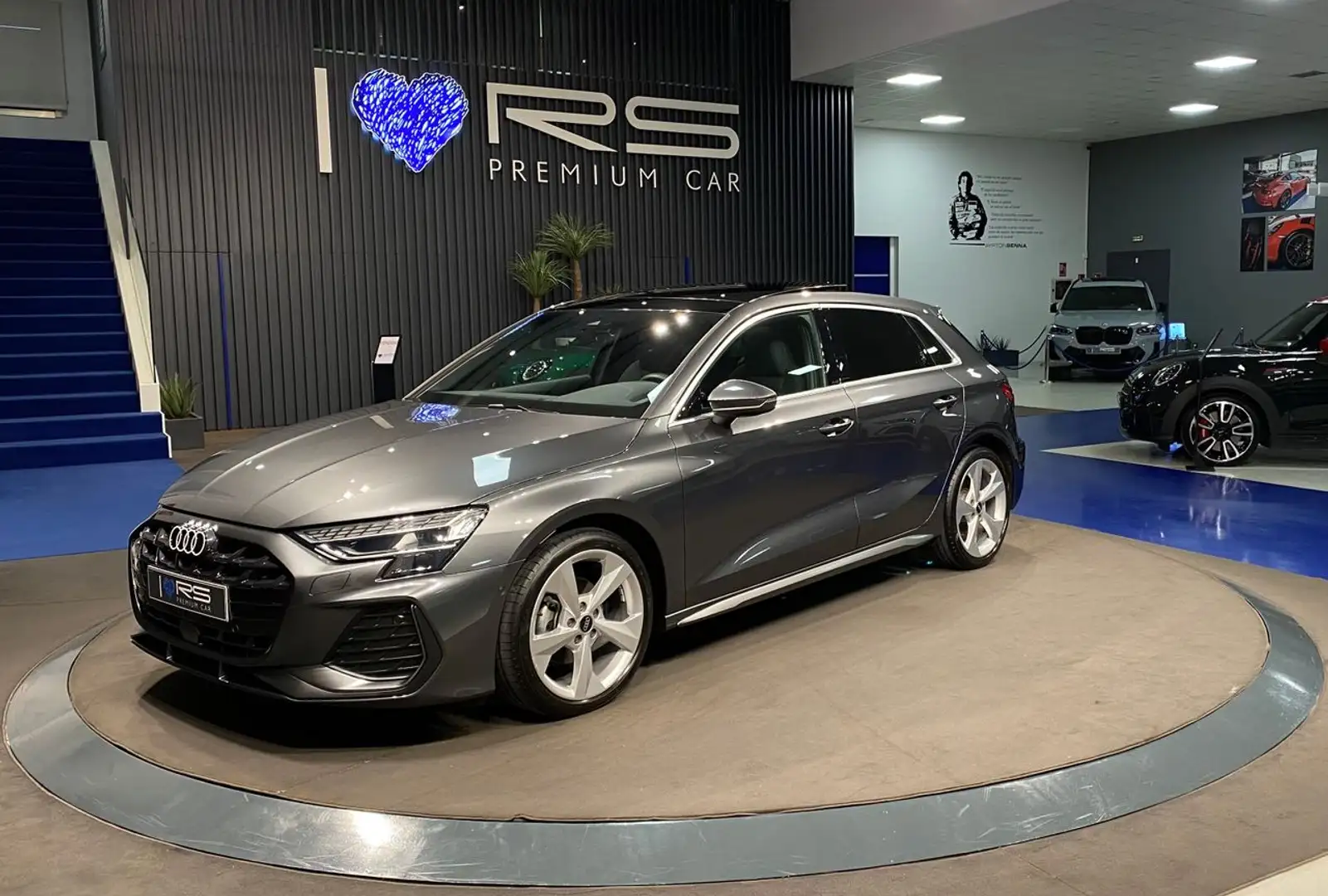 Audi A3 Sportback 35 TDI S line S tronic Gris - 2