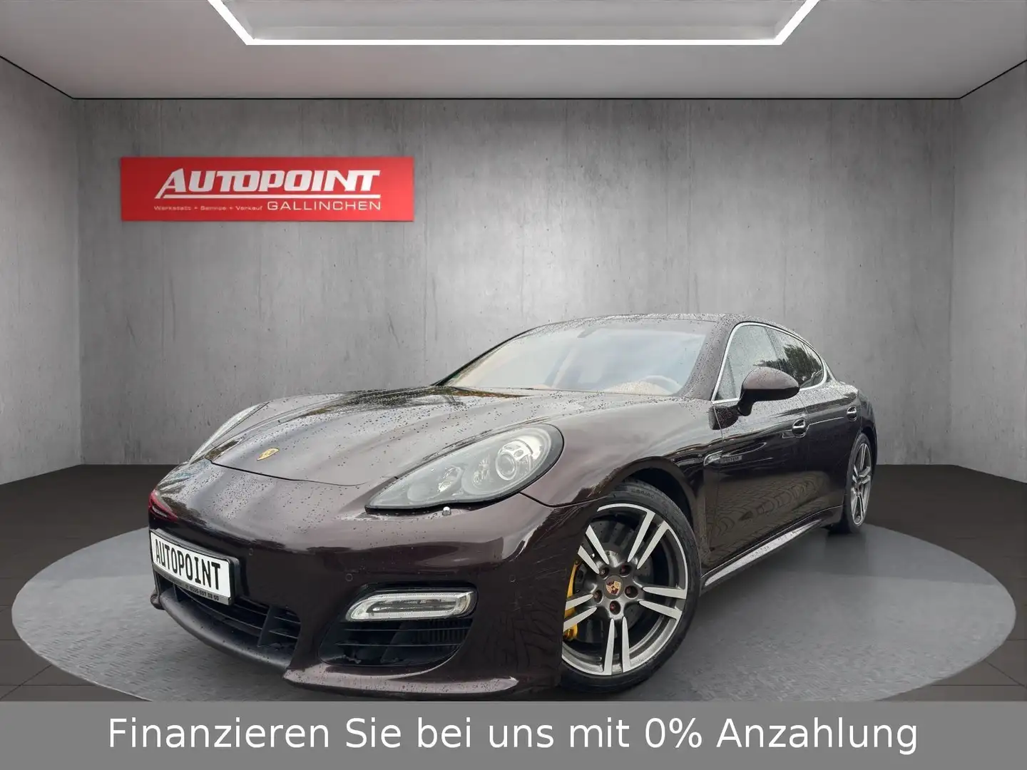 Porsche Panamera Turbo 1.Hand Klappe+Standhzg+Keramik Braun - 1