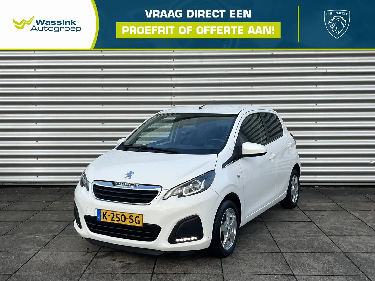 Peugeot 108 1.0 e-VTi 72pk 5D Active | Airco | Bluetooth Weiß - 1
