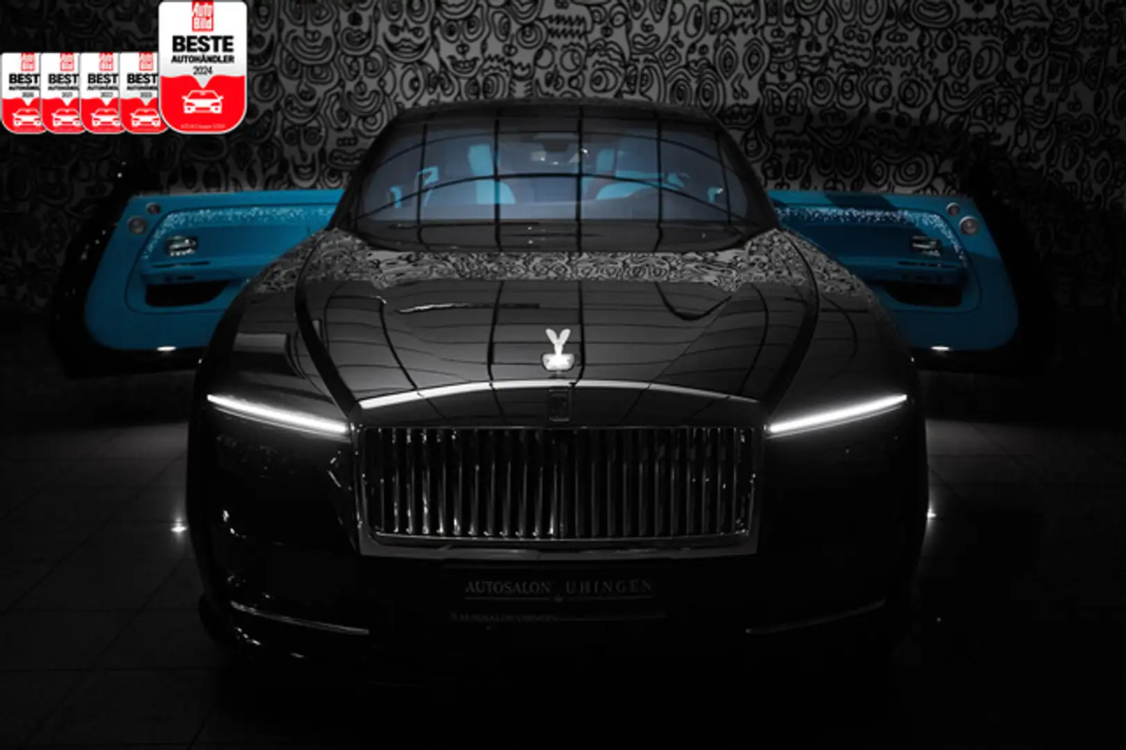 Rolls-Royce Spectre TIFFANY*STARLIGHT*SHOOTING STAR*BESPOKE Noir - 1