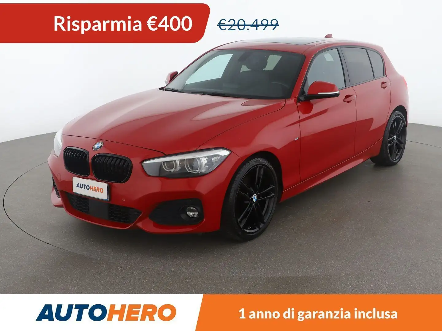 BMW 116 116d Msport Rosso - 1