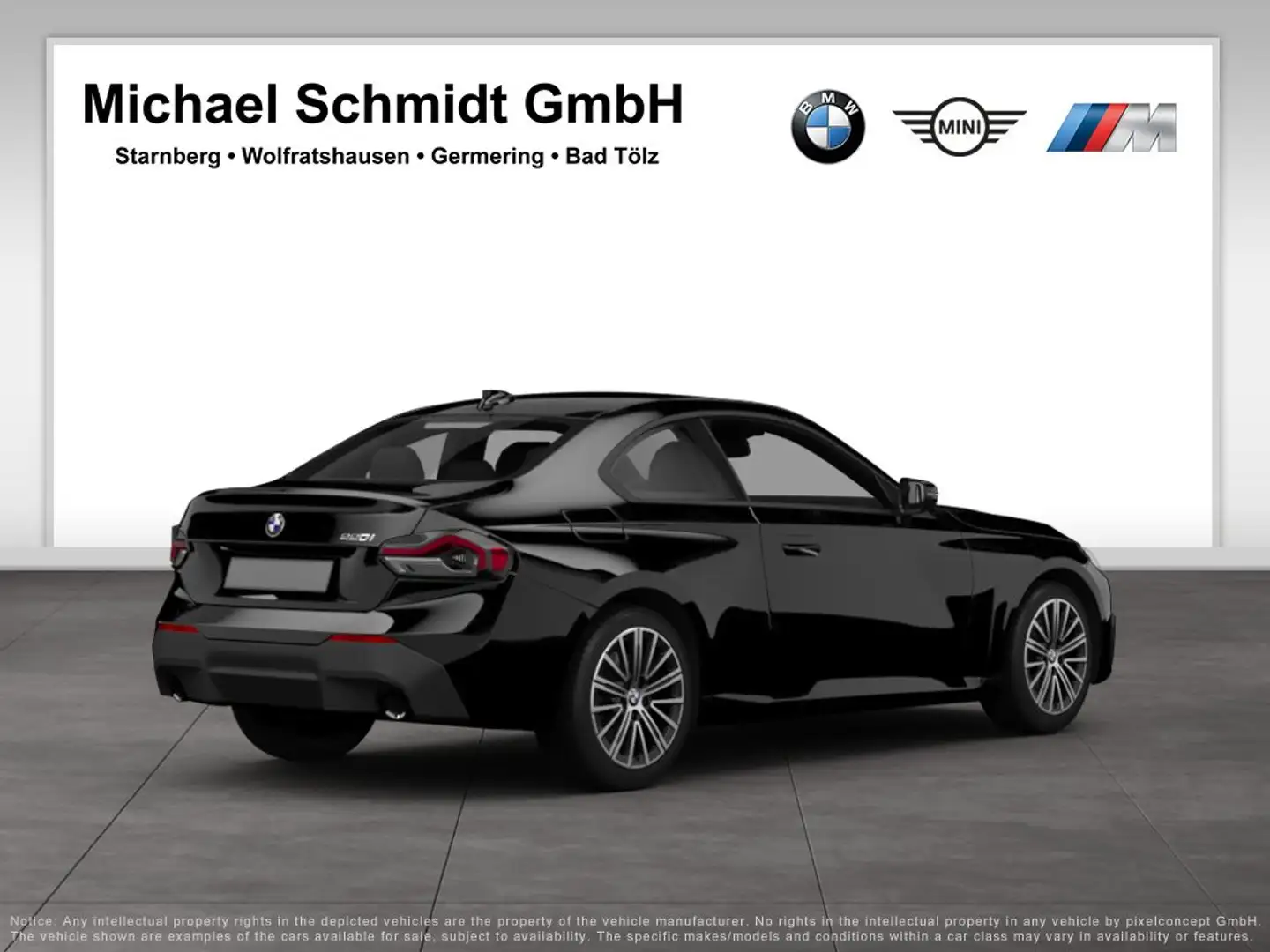 BMW 240 M240i xDrive Coupé 543€ netto/mtl.*M Sportpaket Pr Schwarz - 2
