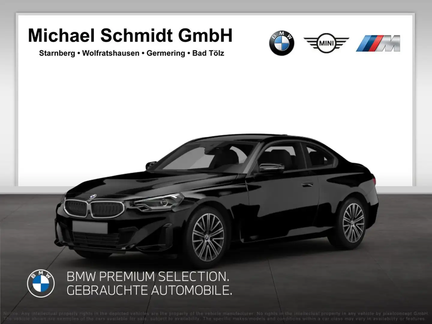 BMW 240 M240i xDrive Coupé 543€ netto/mtl.*M Sportpaket Pr Schwarz - 1
