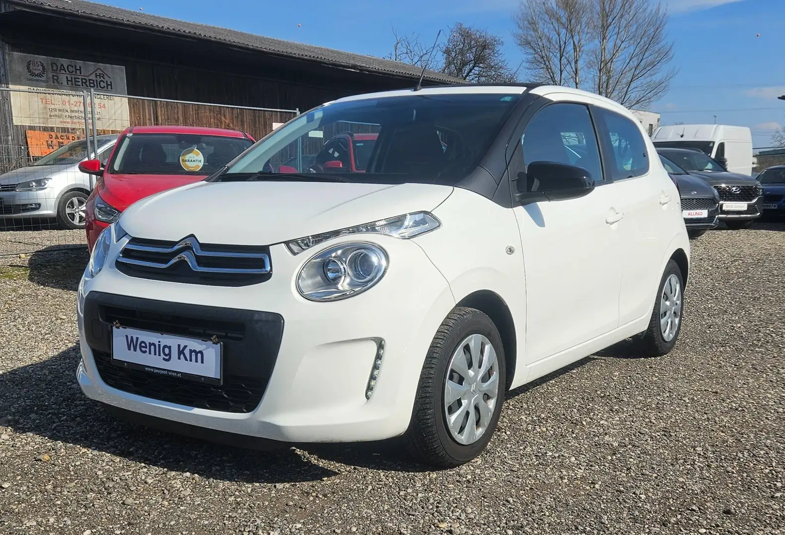 Citroen C1 Feel Cabrio Top Zustand 1 Jahr Garantie Weiß - 1