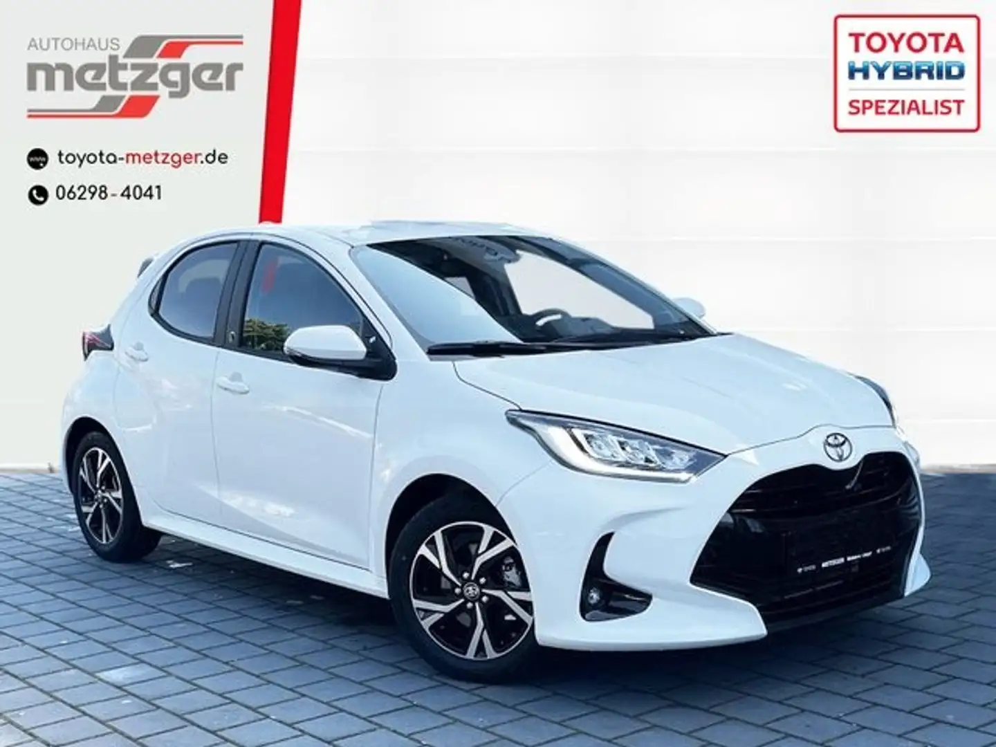 Toyota Yaris HYBRID Teamplayer +Kamera +LED-Scheinwerfer +Apple Weiß - 1