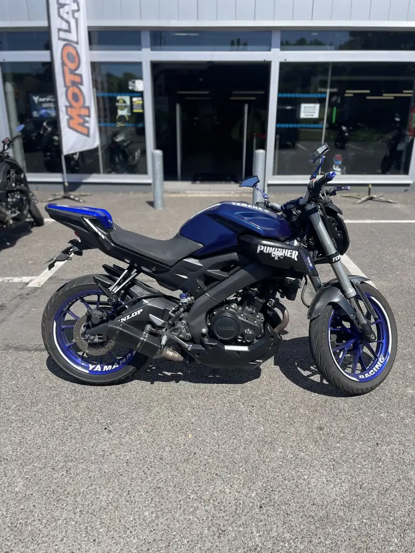Yamaha MT-125 Bleu - 1