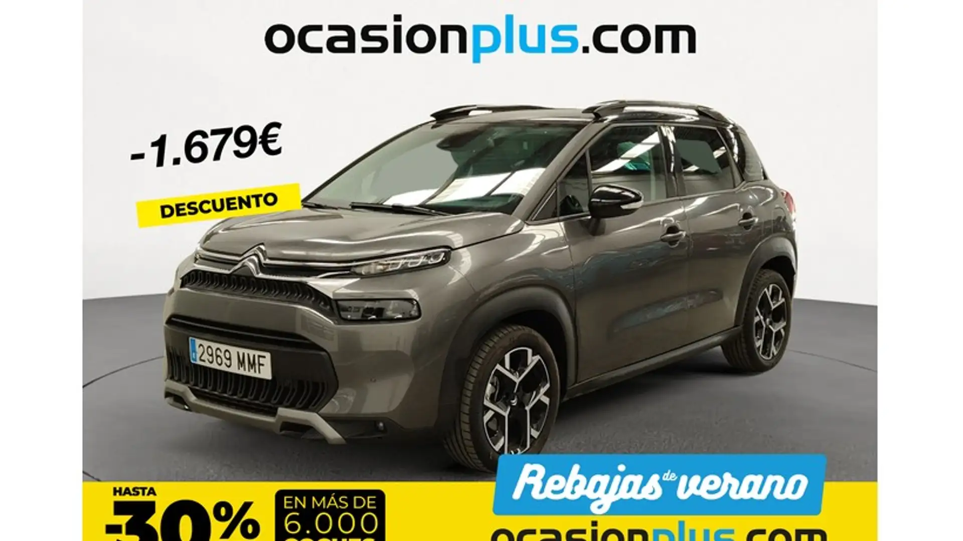 Citroen C3 Aircross Puretech S&S Shine Pack EAT6 130 Gris - 1