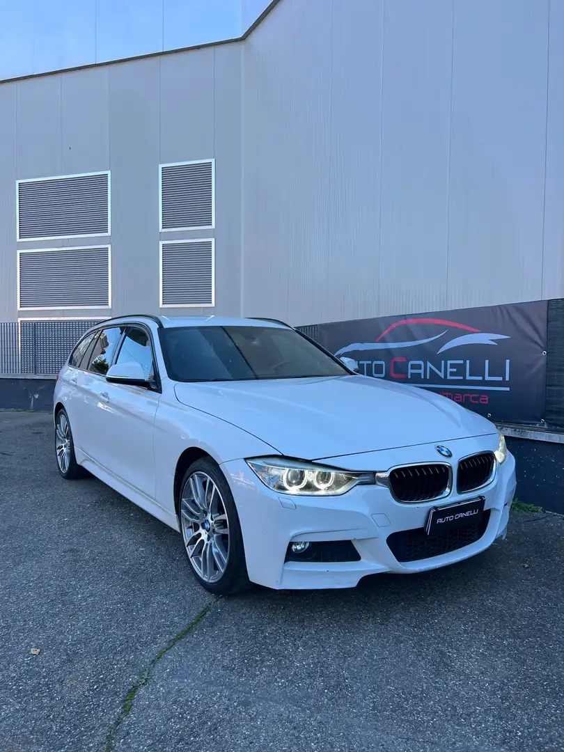 BMW 320 320d xDrive Touring Msport Bianco - 2