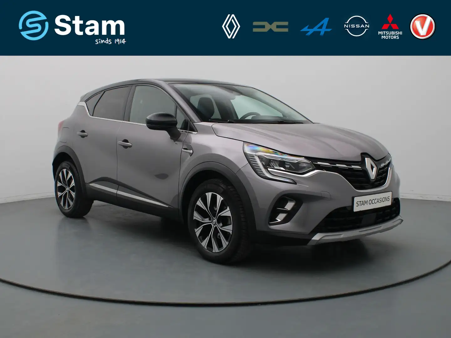 Renault Captur 160pk mild hybrid techno Automaat Camera | Cruise Grijs - 1