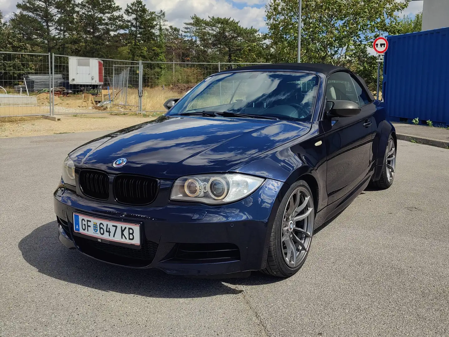 BMW 135 135i Cabrio Aut. Blau - 2