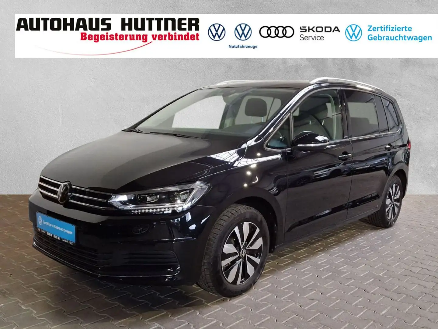 Volkswagen Touran MOVE 1.5 TSI NAVI LED ACC APPCONNECT Klima Schwarz - 1
