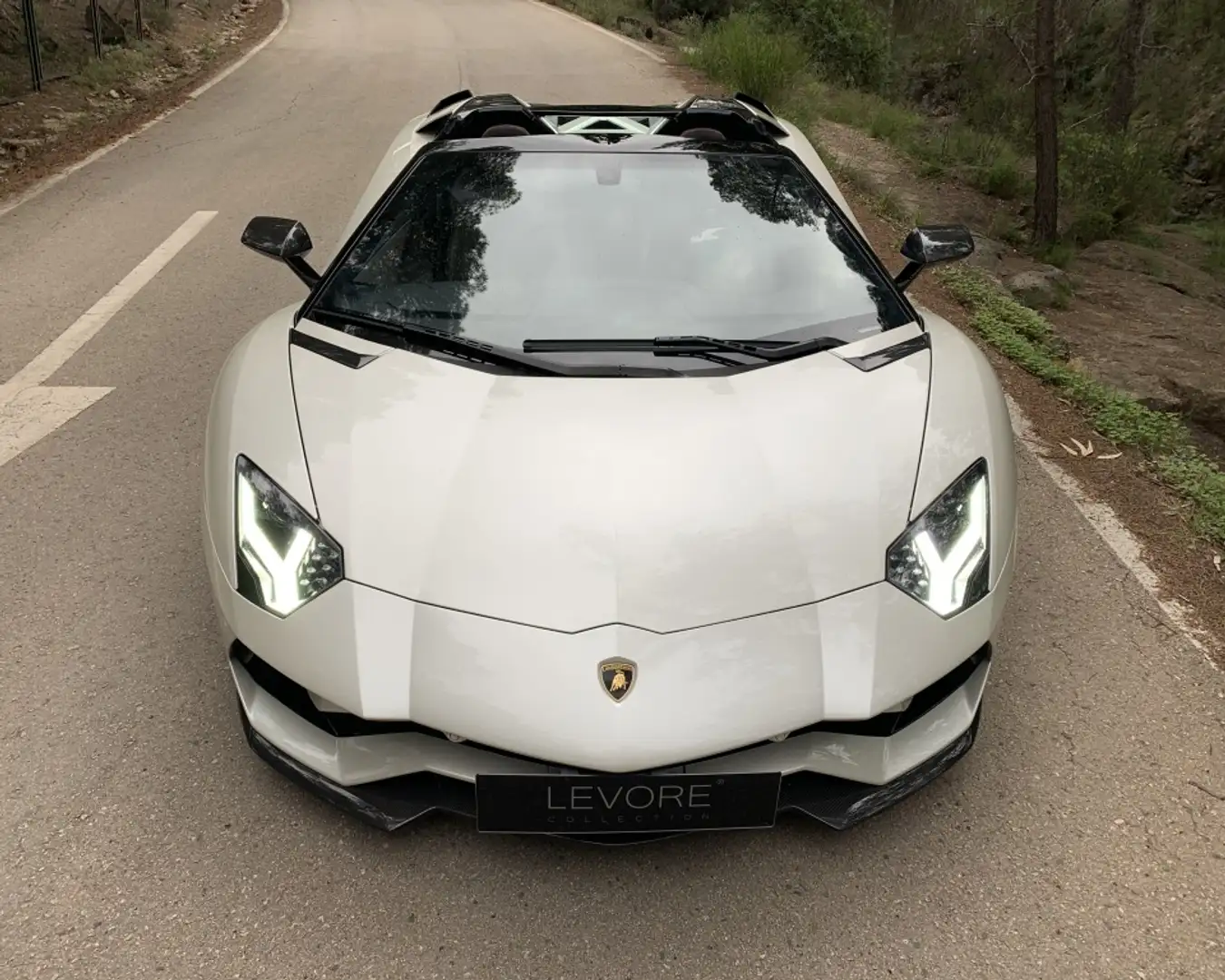 Lamborghini Aventador LP740-4 S Roadster Blanco - 1