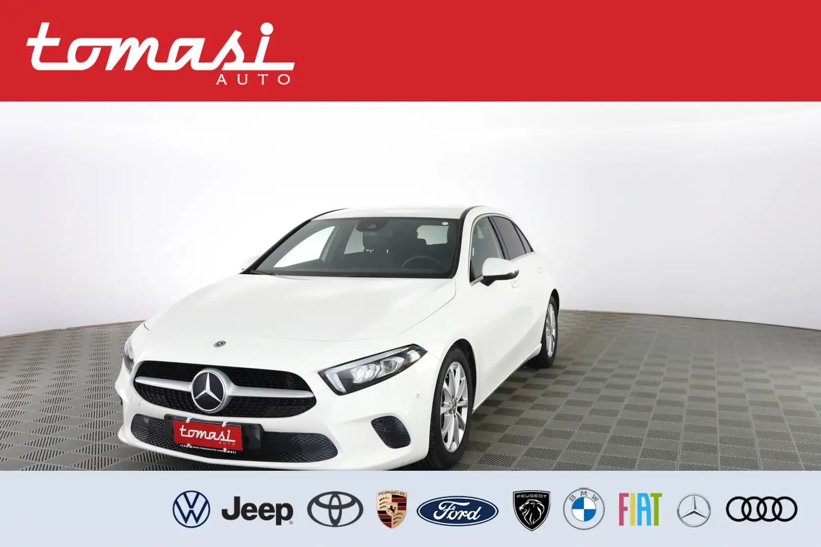 Mercedes-Benz A 180 d Automatic Sport SENSORI PARK ANT E POST White - 1