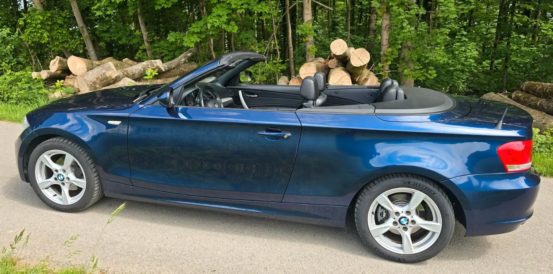 BMW 120 i Cabrio Leder/Navi/Xenon Bleu - 2