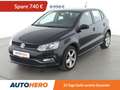 Volkswagen Polo 1.0 Comfortline *NAVI*PDC*SHZ*KLIMA* Zwart - thumbnail 1