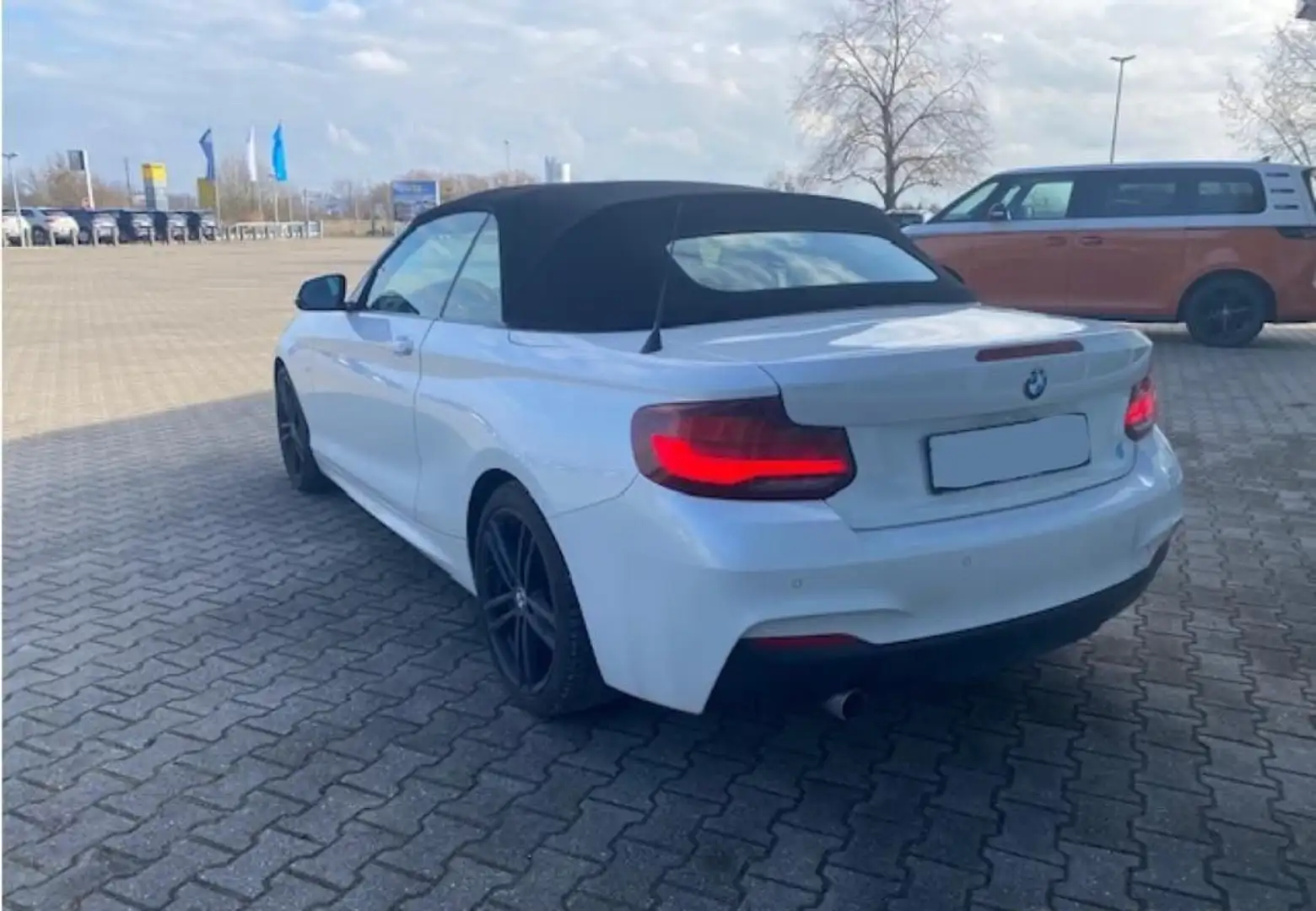 BMW 218 218i Cabrio Msport Bianco - 2