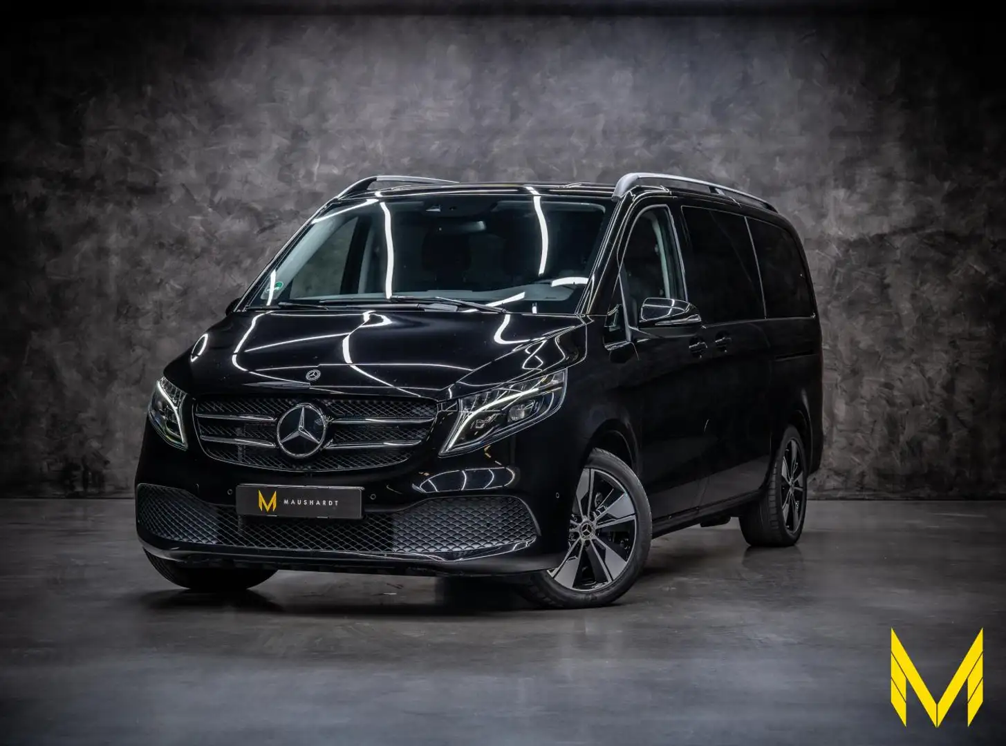 Mercedes-Benz V 220 d EDITION L:NIGHT/SPORT/LEDER/7SI/2xST/LED Black - 1