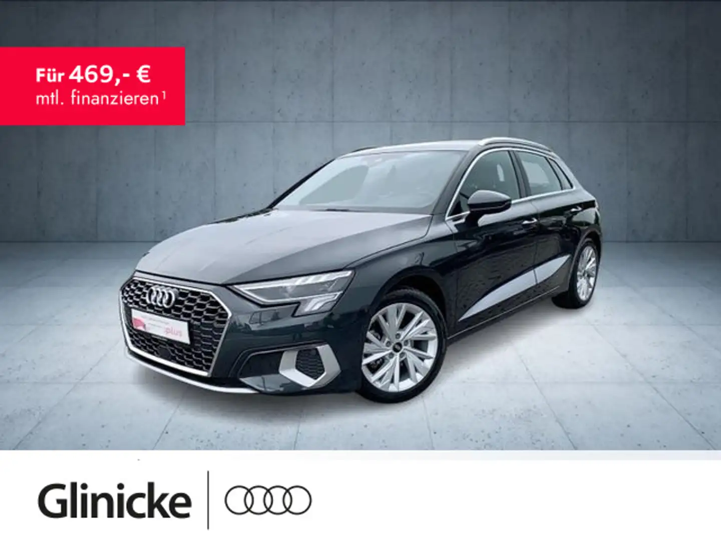 Audi A3 advanced 35 TFSI S tr Nav/LED/ASI/A Grau - 1