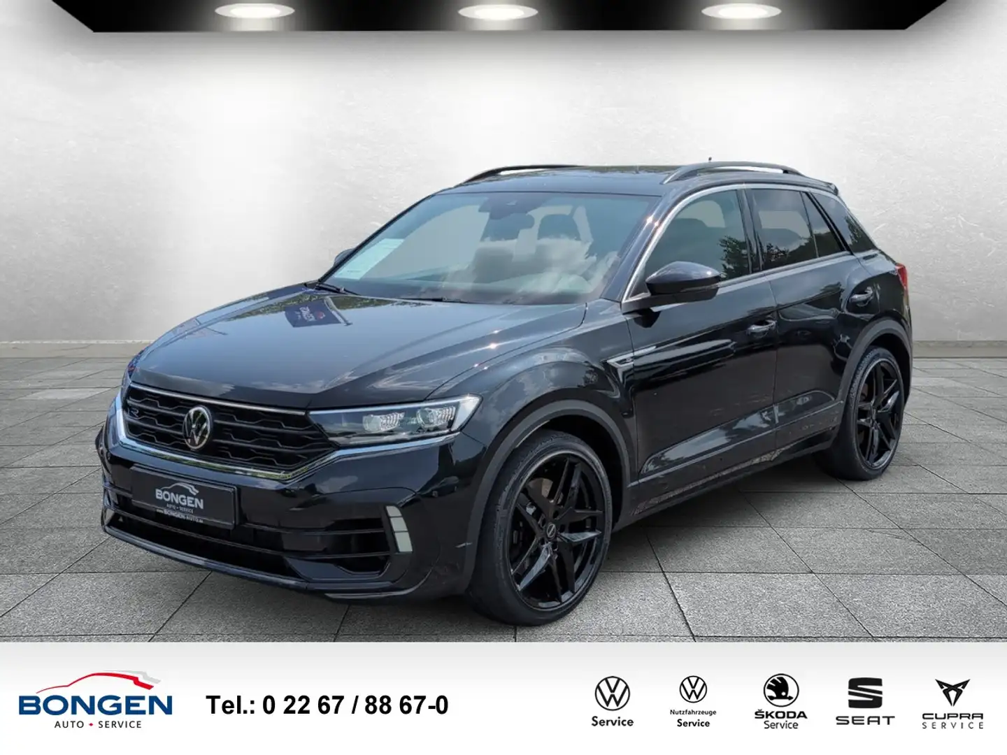 Volkswagen T-Roc R 4 motion DSG Akrapovic Pano Leder AHK Klima Schwarz - 1
