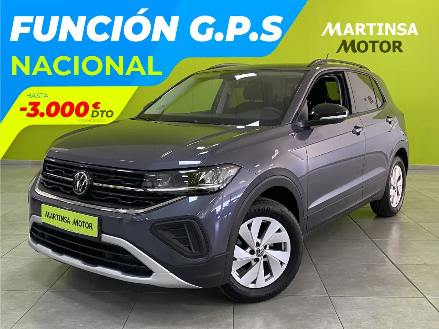 Volkswagen T-Cross 1.0 TSI Life 70kW Gris - 1