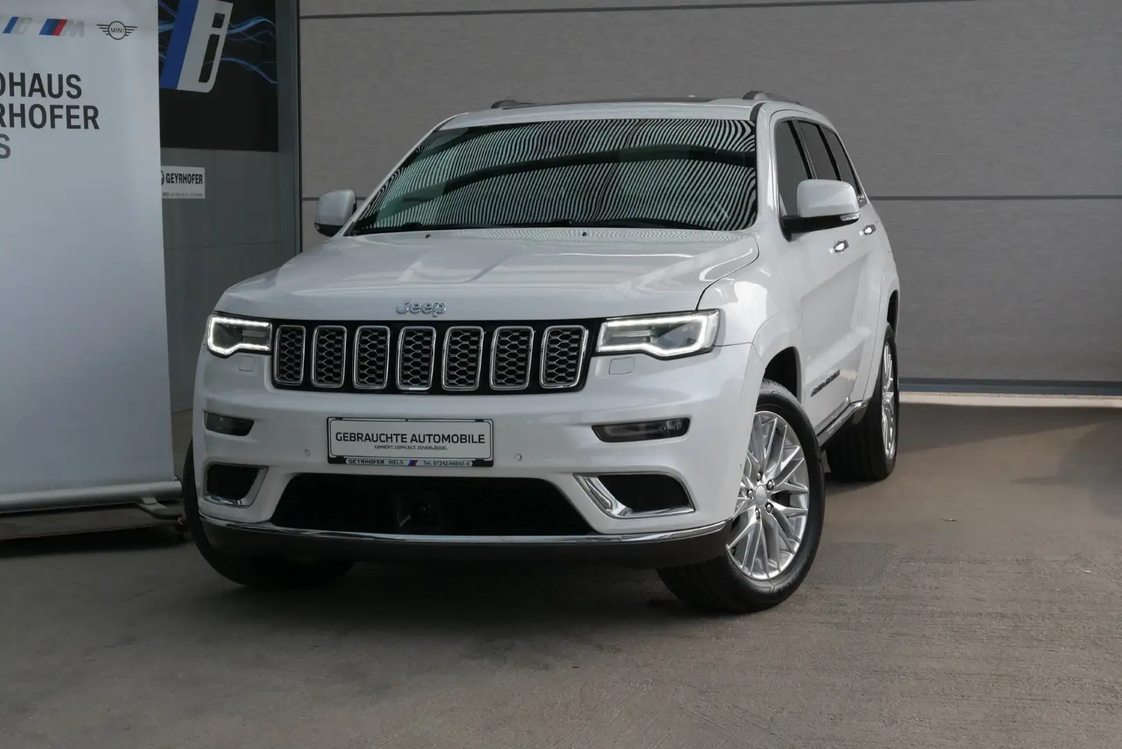 Jeep Grand Cherokee 3,0 V6 CRD Summit *Luftfederung/Navi/Sitzlüftung/ACC/H&K Sound* Weiß - 2