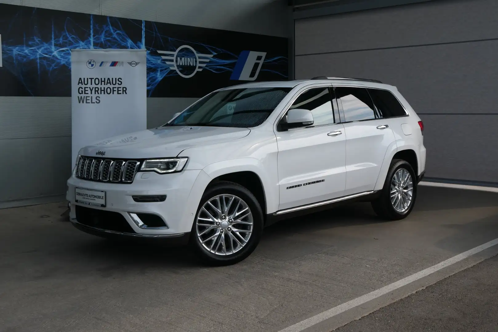 Jeep Grand Cherokee 3,0 V6 CRD Summit *Luftfederung/Navi/Sitzlüftung/ACC/H&K Sound* Weiß - 1